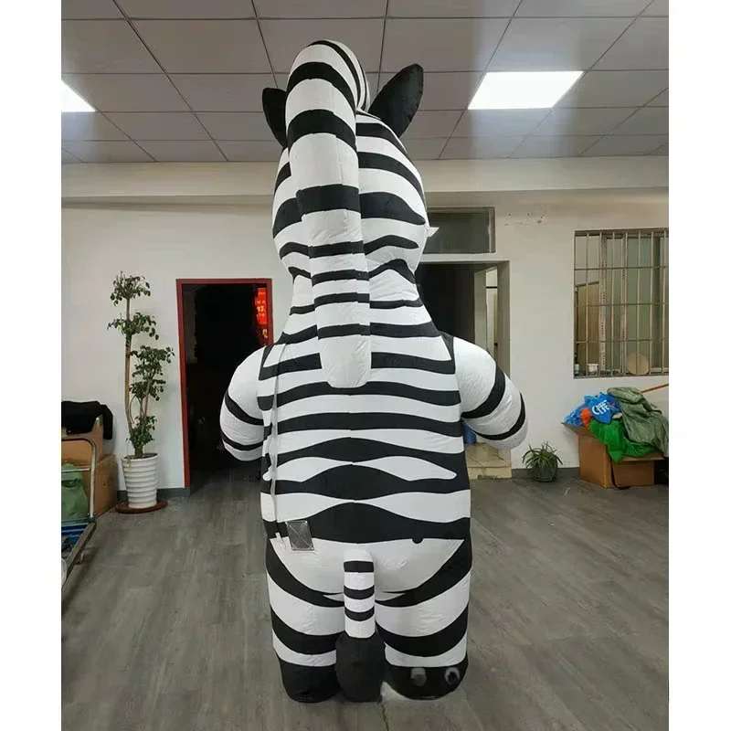 Funny Zebra Inflatable Mascot  - Costumes review and price