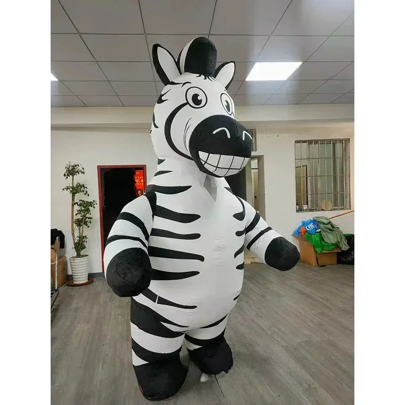 Funny Zebra Inflatable Mascot  - Costumes review and price