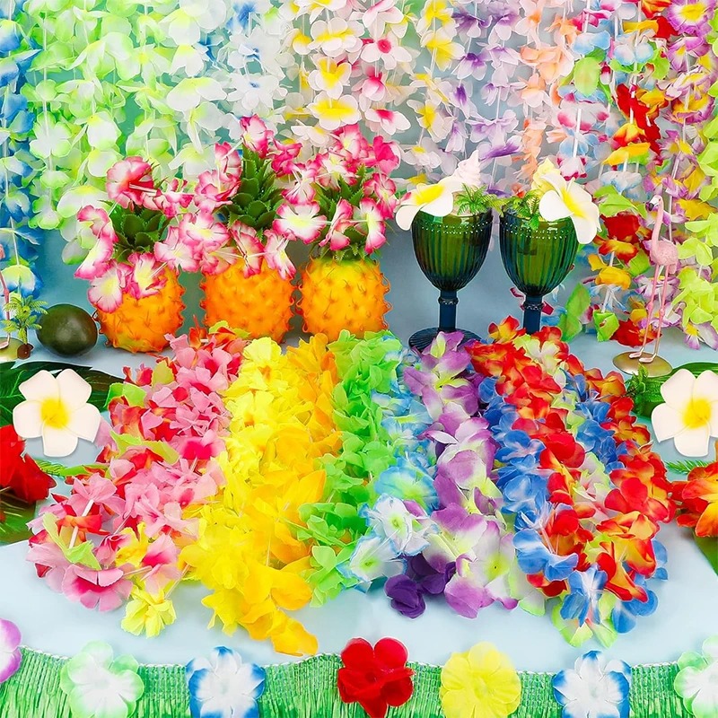 6/12/24Pcs Hawaiian Leis Party - Glow In The Dark Party Glasses review and price