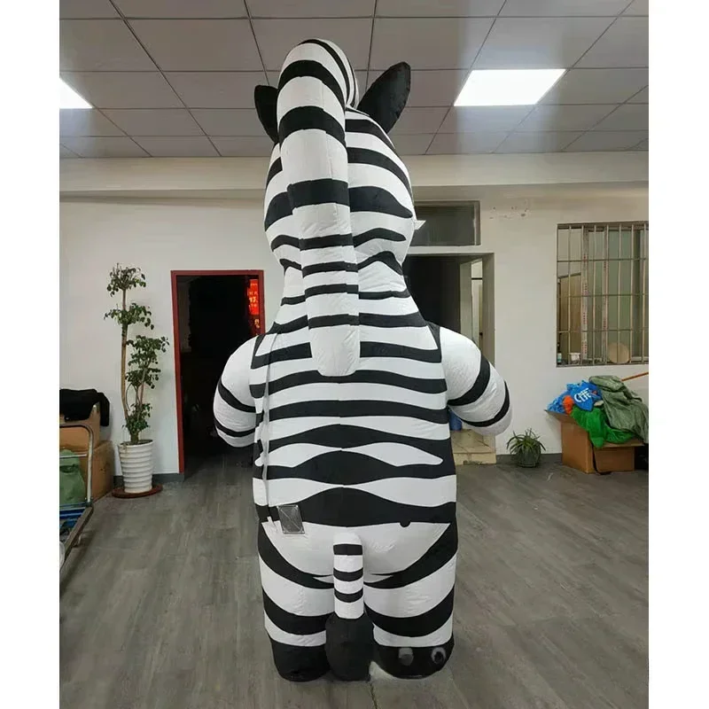 Inflatable Zebra Mascot Costum - Costumes review and price