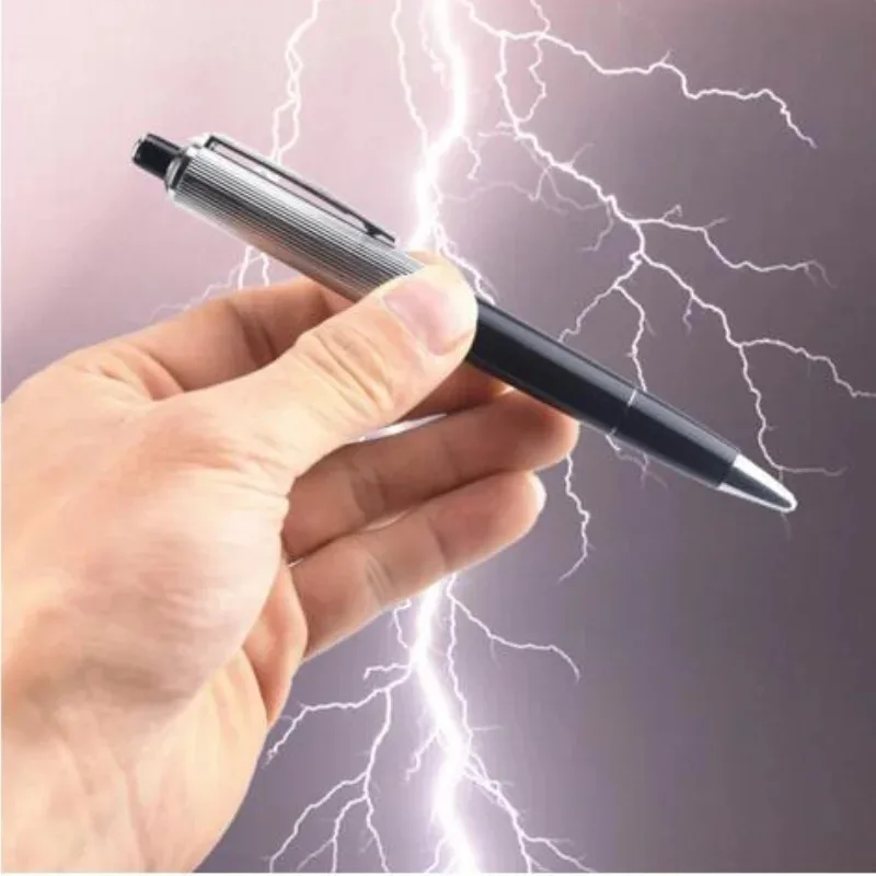 11L^1pcs Creative Electric Sho - Shock Pen Prank Toy review and price