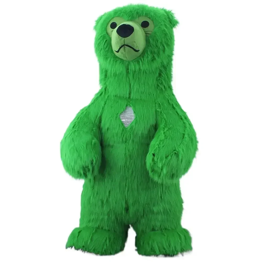 Furry Green Bear Inflatable Ma - Costumes review and price