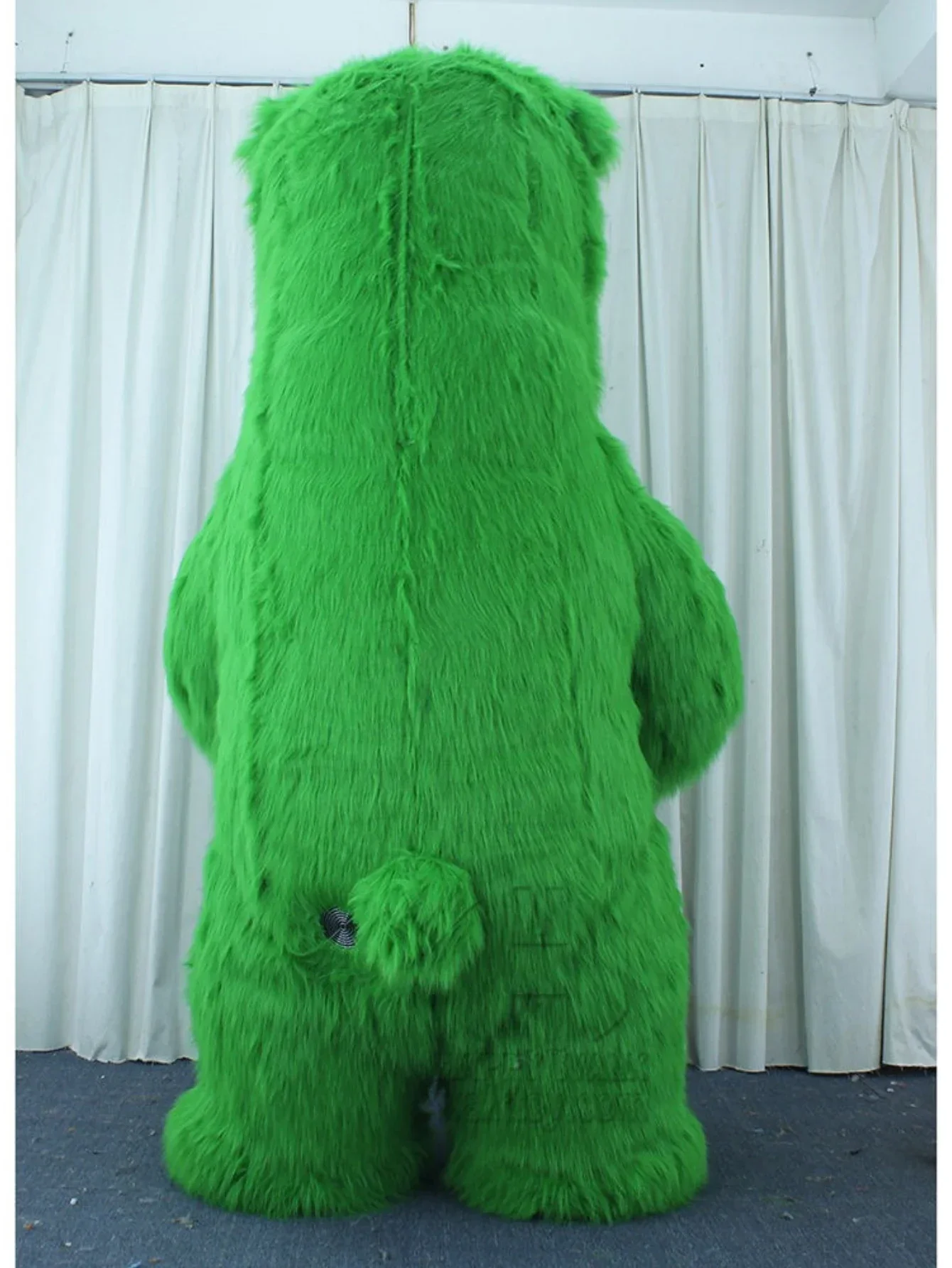 Furry Green Bear Inflatable Ma - Costumes review and price