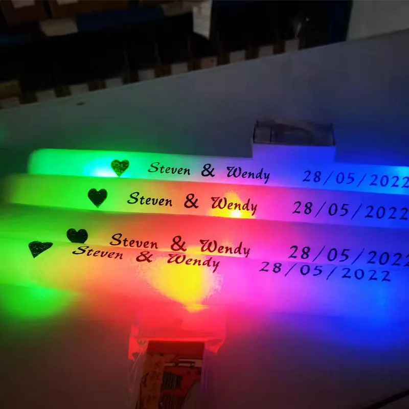 Customized LED Glow Sticks Lig - Flashing Led Foam Sticks Party review and price